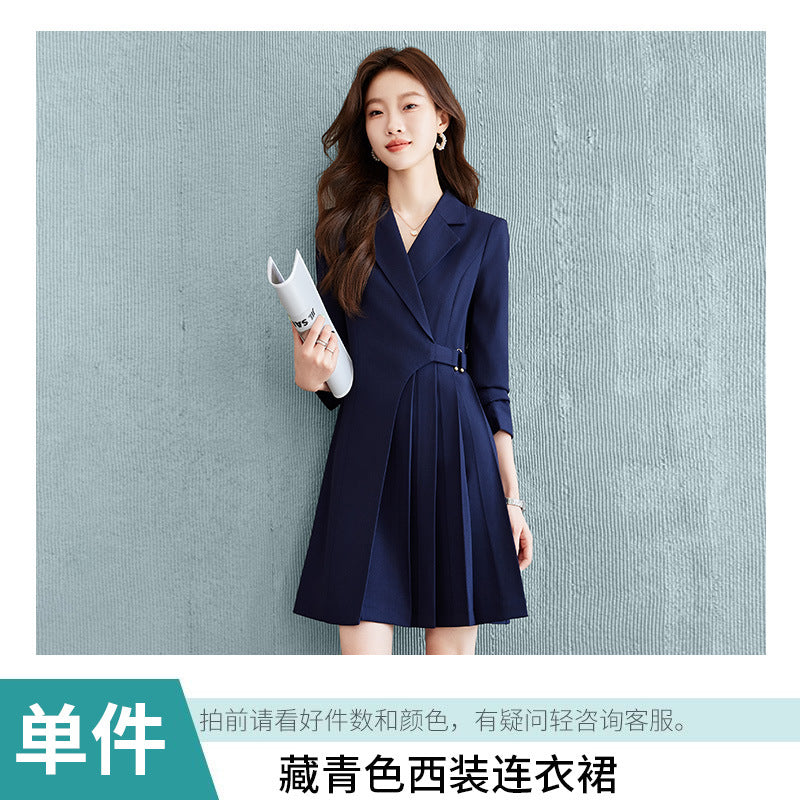 Gao Ding Light Luxury Suit dress Women's 2024 New Business Wear Business Commuter Gold Store Sales Department Work Clothes