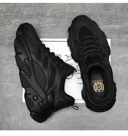 Lion Eagle Dell Torre Shoes Men's Shoes Breathable 45 Thick Bottom Black Plus Size 46 Joker 47 Casual Shoes 48 sneaker