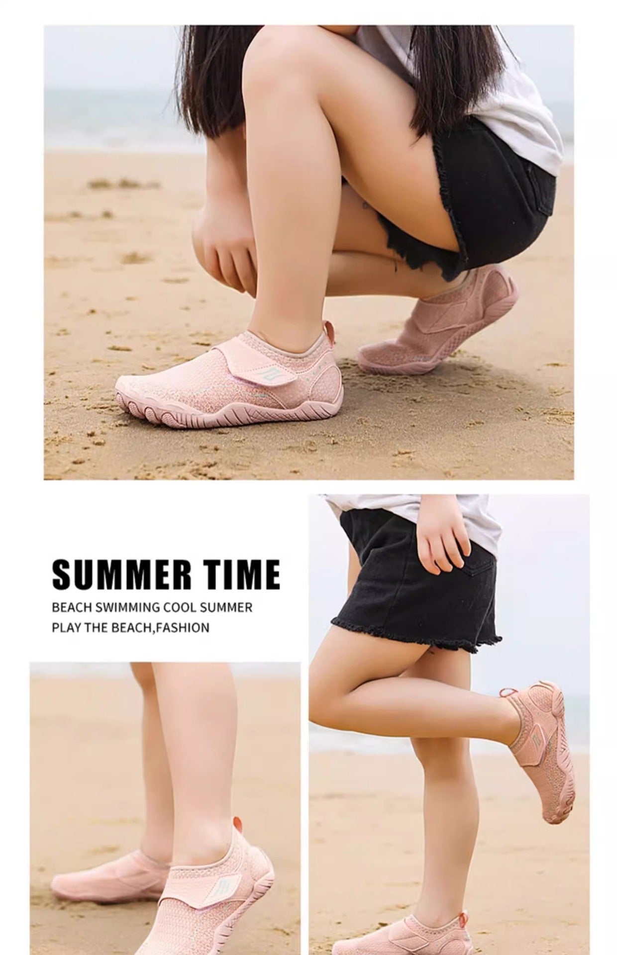 New beach shoes men's and women's anti-sand quick-drying sea-catching reef shoes seaside can be launched wading water-tracing non-slip fishing shoes