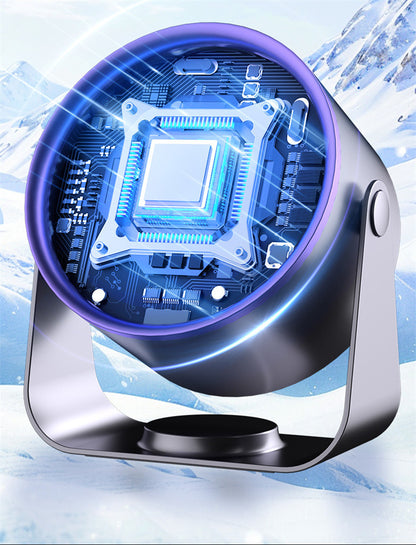 2025 New Desktop Fan Home Office Small Fan Student Dormitory Wall-Mounted Small Rechargeable Circulation Fan