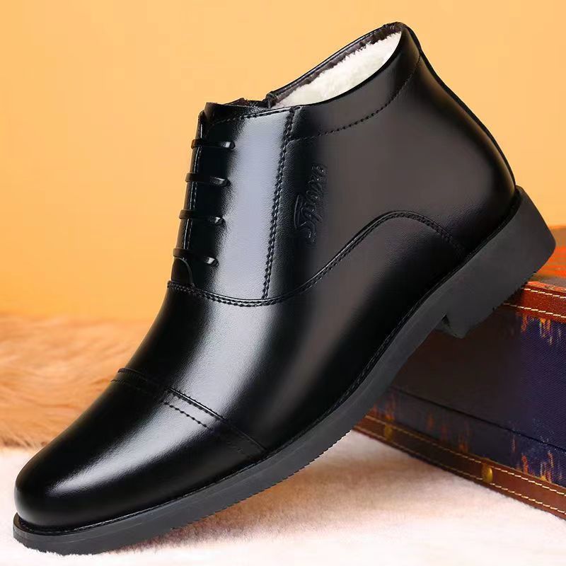 Special clearance men's cotton shoes men's thick cotton shoes anti-freezing warm casual middle-aged and elderly two cotton shoes special clearance