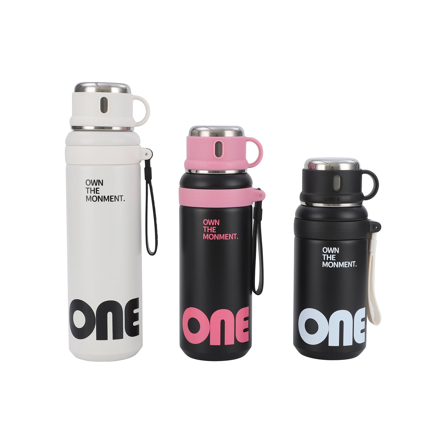 New Large-Capacity Straw Insulated Cup, Outdoor Portable Vacuum Double-Drink Cup, Household Double-Layer 316 Stainless Steel Water Cup