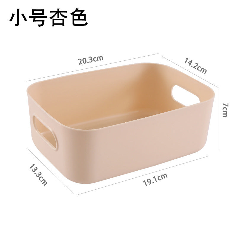 X5039 Desktop Storage Basket Cosmetics Storage Box Kitchen Drawer Miscellaneous Plastic Box Rectangular Organizer Box