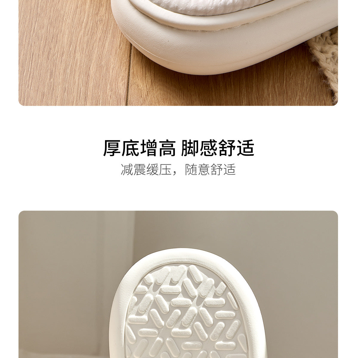 Waterproof Cotton Slippers for Men, Home Use, Autumn and Winter 2026 New Model, Indoor Home Warm Thick-Soled Warm Cotton Slippers for Men