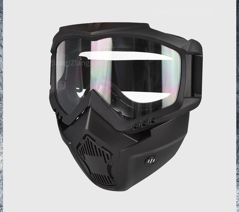 Zlang tactical mask outdoor riding cross-country skiing goggles mask lens 3mm outdoor CS protective equipment