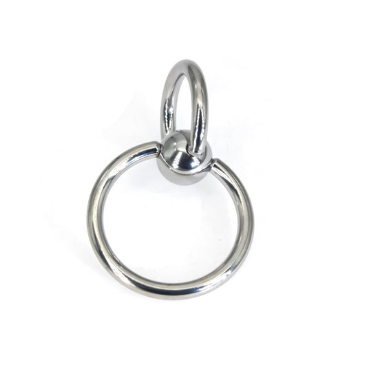 24/28mm Piercing Jewelry Shady Ring Collar Double Ring Pure Titanium Steel Male Piercing Large Inner Diameter Piercing Jewelry PA Ring by PDG ibma