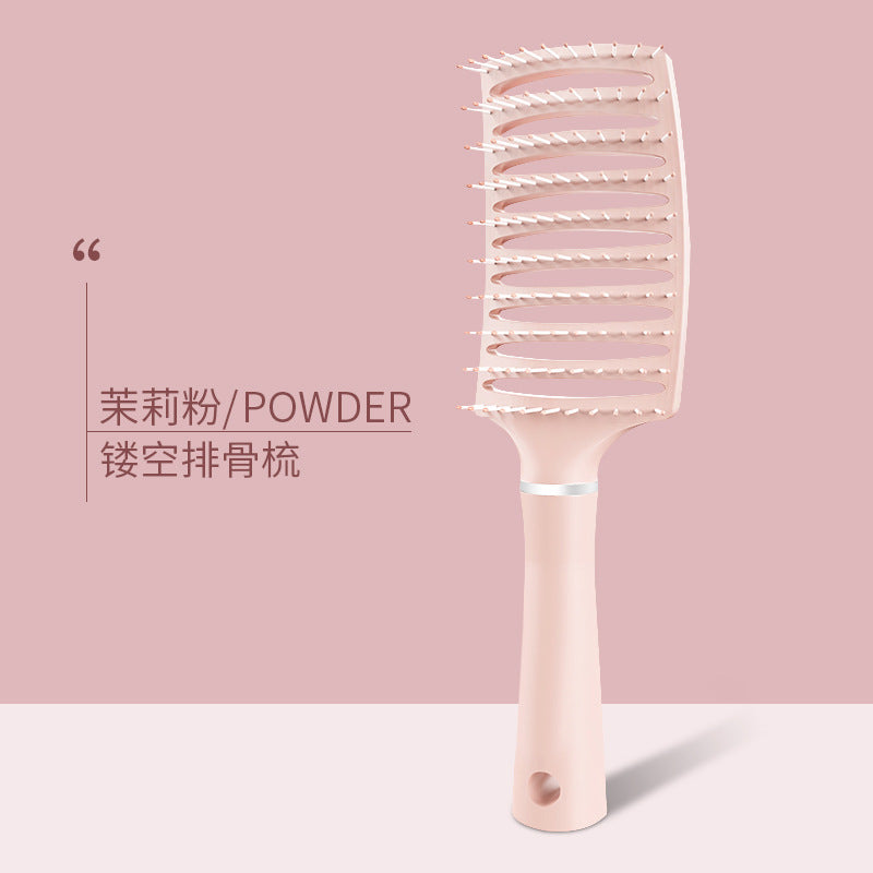 Comb Women's Household Portable Straight Hair Comb Airbag Comb Men's Curly Hair Massage Meridian Fluffy Hollow Cleaning