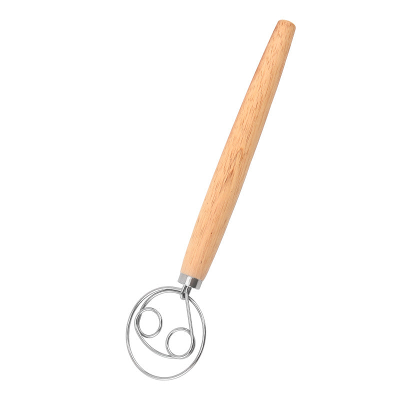 Factory supply in stock noodle stick flour mixer 430 stainless steel coil egg beater dough mixer