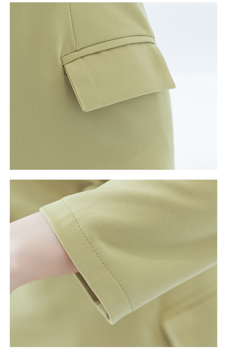 French Hepburn Style Small Black Dress High Sense High Cold Royal Sister Fried Street Small Fragrance Style Pleated Professional Suit dress Summer