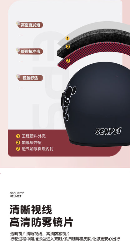 Big Sale Manufacturer Direct Supply Electric Battery Bike Helmet for Men and Women for Home Use in All Seasons Autumn and Winter Warm and Windproof Safety Helmet