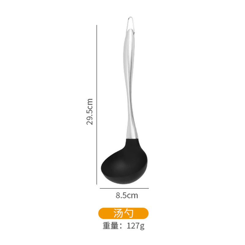 Food Grade Silicone 11 Pieces Kitchenware suit Stir-frying Shovel Non-stick Pan Silicone Colander Pot Stir-frying Spoon Soup Spoon