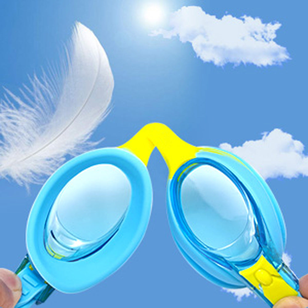 Children's swimming goggles HD waterproof anti-fog swimming glasses silicone swimming goggles cross-border Amazon explosions manufacturers wholesale