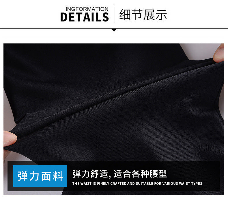 Live popular Tiger head summer thin men's casual pants men's straight business dad suit pants men's stretch long pants
