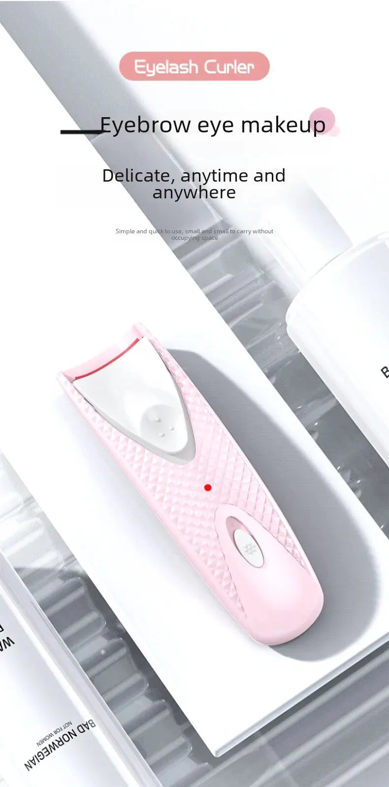 Cross-border new electric eyelash curling device electric eyelash curling device heating styling Beauty Makeup Eyelash curler beauty instrument by PDG ibma
