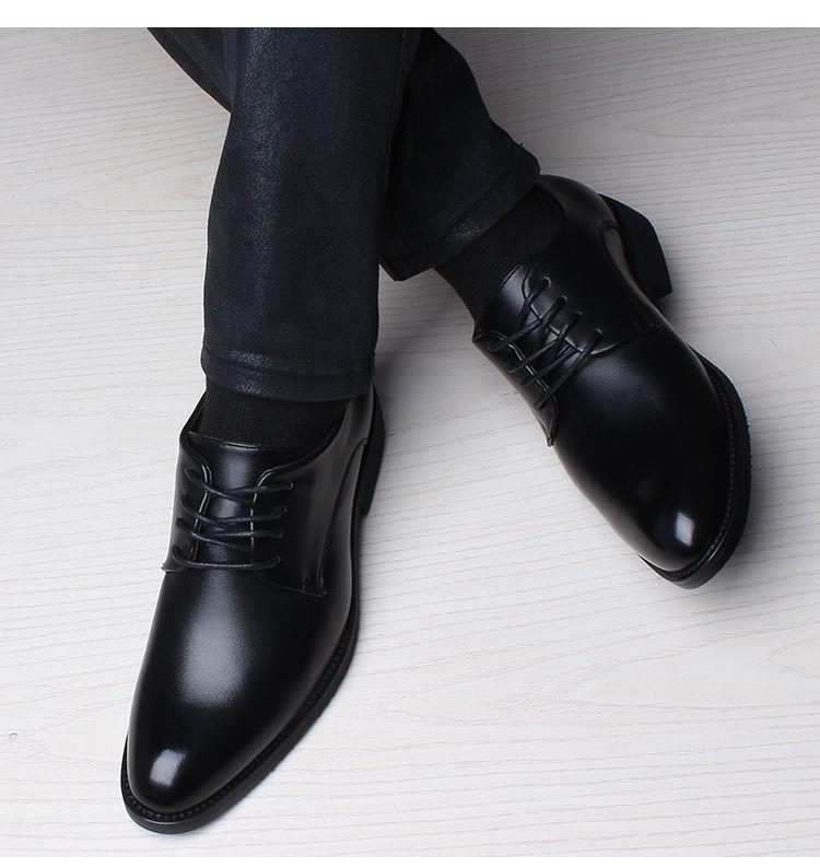 Ba Totem Summer Men's Shoes Genuine Leather Hollow Breathable Leather Shoes Men's Shoes Men's Korean Fashionable Business Dress Shoes Men's