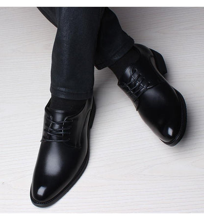 Ba Totem Summer Men's Shoes Genuine Leather Hollow Breathable Leather Shoes Men's Shoes Men's Korean Fashionable Business Dress Shoes Men's