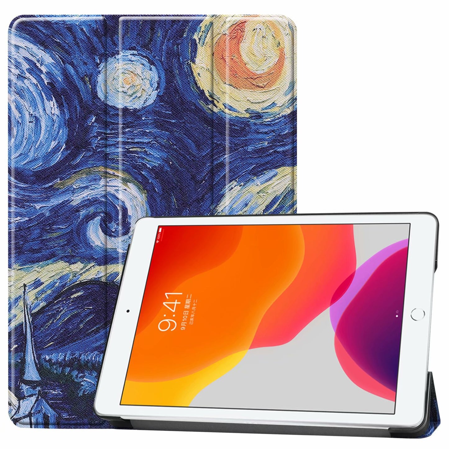 in stock Suitable for 2021 New Nokia T20 10.4 inch Tablet PC Protective Leather Case Three-fold Ultra-thin Case