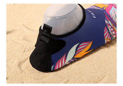 Cross-border new beach shoes quick-drying non-slip soft bottom outdoor wading shoes indoor fitness floor socks yoga shoes