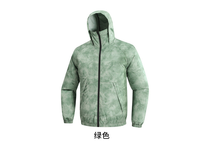 New Fan Sun Protection Clothing, Heatstroke Prevention Outdoor Work Clothes, Refrigeration Fishing Clothing for Men and Women with Fans to Cool down
