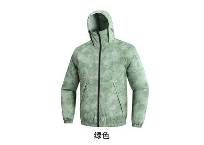 New Fan Sun Protection Clothing, Heatstroke Prevention Outdoor Work Clothes, Refrigeration Fishing Clothing for Men and Women with Fans to Cool down