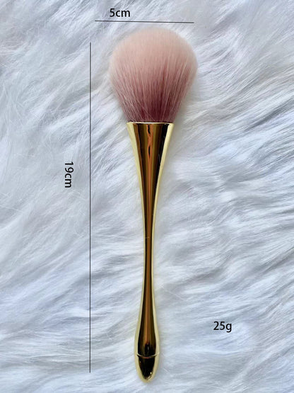 Source Manufacturer Golden Small Waist Blush Brush Loose Powder Brush Super Large Soft Hair Powder Makeup