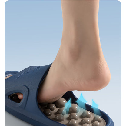 Massage Slippers for Women 2025 New Model Home Indoor Non-Slip Health-Preserving Acupressure Foot Point Slippers for Men Summer