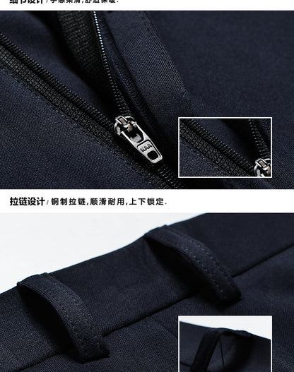 Spring and Summer 2024 New Stretch Men's Casual Pants Middle-aged and Young Men's Four-sided Stretch Men's Pants Thin Men's Straight Long Pants