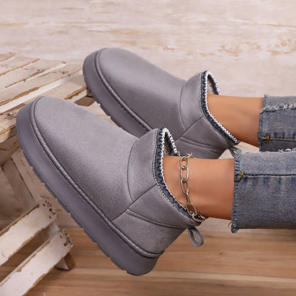 Women's Cotton Shoes, Warm and Velvet, Non-Slip Eva Thick Sole Outer Wear, Home Wear, Men's Cross-Border Popular Women's Manufacturers