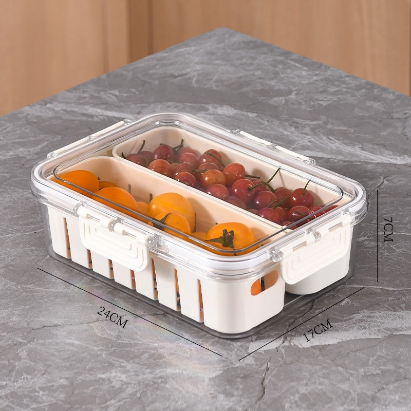 Fresh-Keeping Box Plastic Storage Thickeneded Refrigerator Dust-Proof Finishing Household Artifact Special Kitchen New Plastic Box