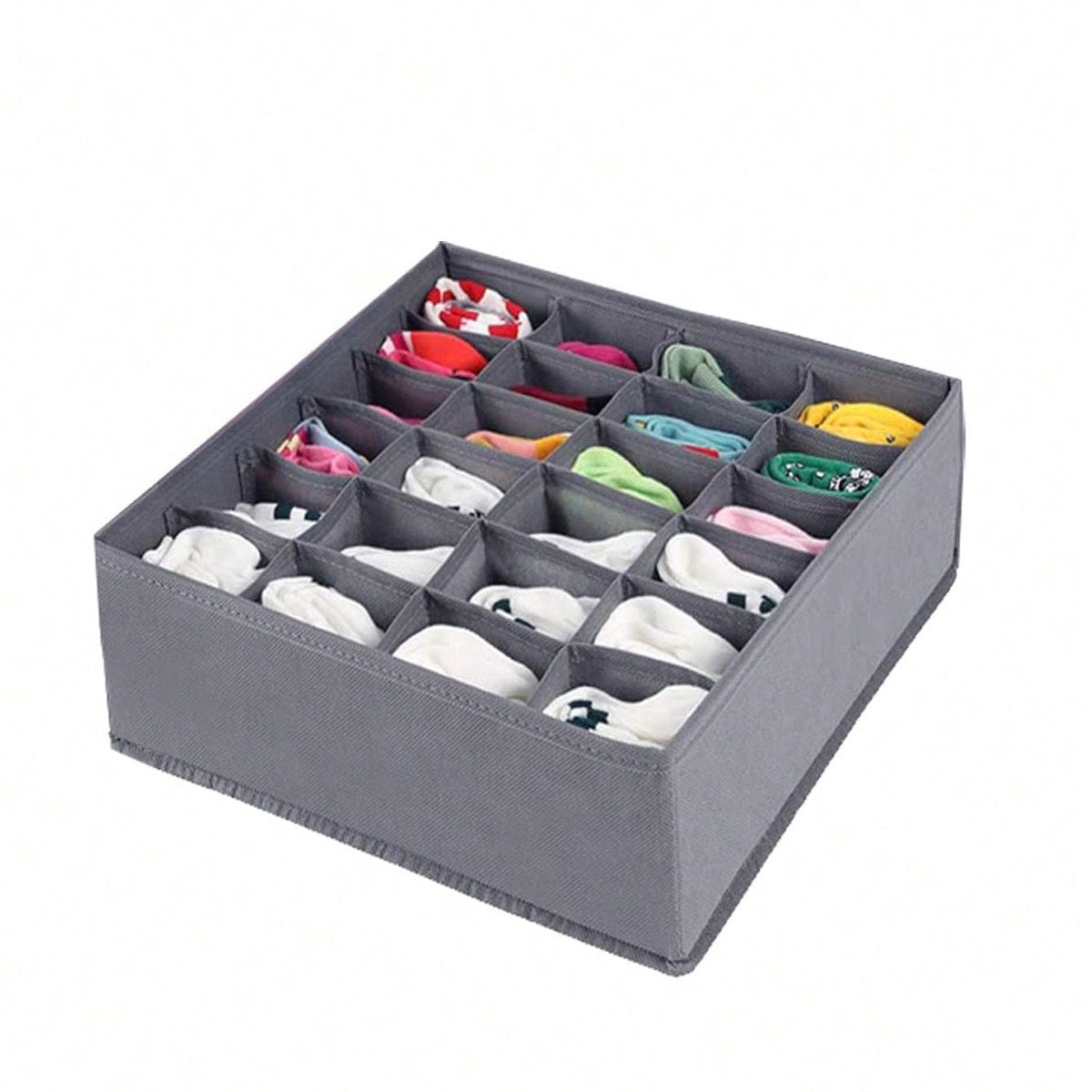 Underwear Compartmentalized Storage Box Four-Piece Set, Sock Storage Box, Fabric Home Storage, Bra Organizer, Multi-Compartment Classification Storage Box