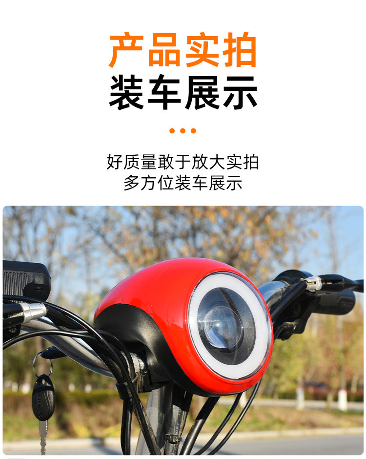 Electric vehicle instrument light 48V60V universal LED highlight headlight key switch power lock power display horn