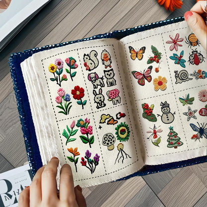 Cross-Border Popular Original Stitchbook Needlework Handmade Embroidery Needlework DIY Embroidery Book Embroidery Material Kit