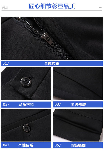 Summer Thin Casual Trousers, Business Men's Trousers, Middle-Aged Dad Casual Trousers
