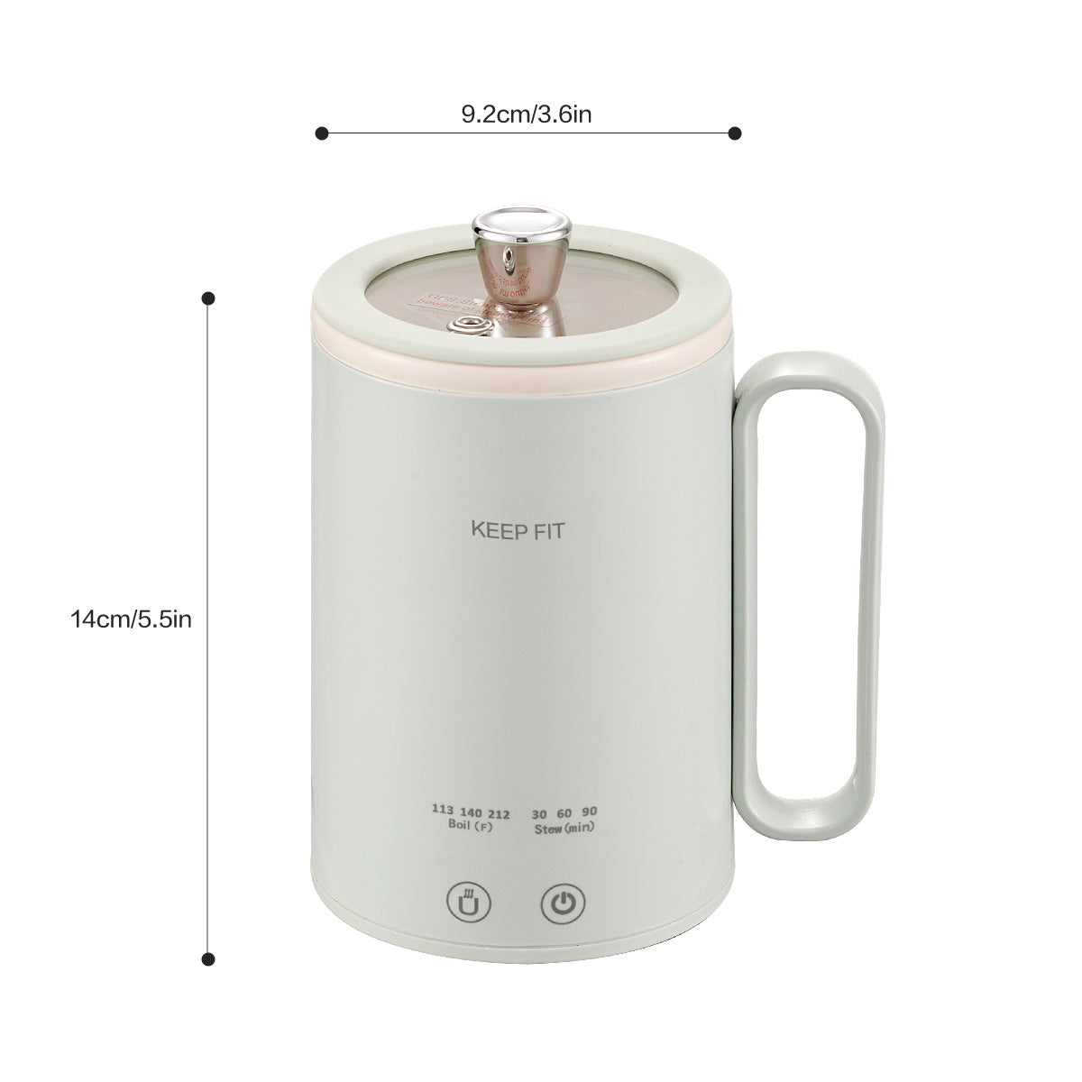 Portable Boiling Cup for Tea Mini Timing Electric Stew Kettle Electric Stew Health Cup Stew and Boiling Integrated Automatic Electric Boiling Cup