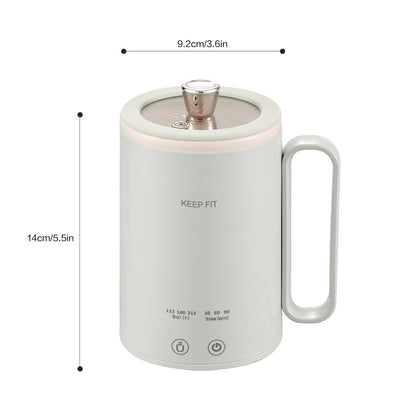 Portable Boiling Cup for Tea Mini Timing Electric Stew Kettle Electric Stew Health Cup Stew and Boiling Integrated Automatic Electric Boiling Cup