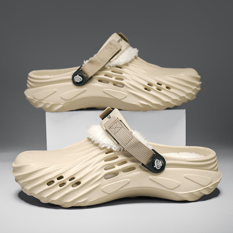 Cotton Slippers for Home, High-End Outer Wear, 2025 Winter New Cross-Border Cotton Shoes Manufacturer Wholesale Cotton Tow