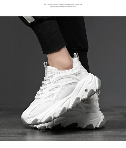Lion Eagle Dell Torre Shoes Men's Shoes Breathable 45 Thick Bottom Black Plus Size 46 Joker 47 Casual Shoes 48 sneaker