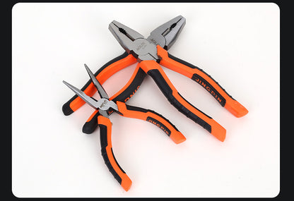 Multi-functional wire pliers household labor-saving vise industrial grade diagonal pliers 8 inch pointed pliers electrical wire stripping pliers