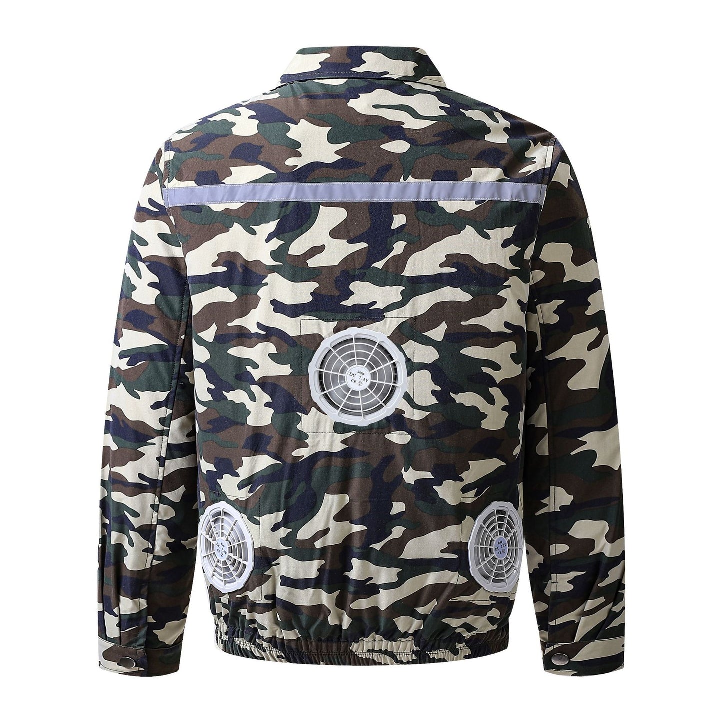 Summer Air Conditioning Clothing Clothes with Three Fans Heatstroke Prevention and Cooling Work Clothing for Men's Construction Site Heatstroke Prevention and Refrigeration Labor Protection Clothing