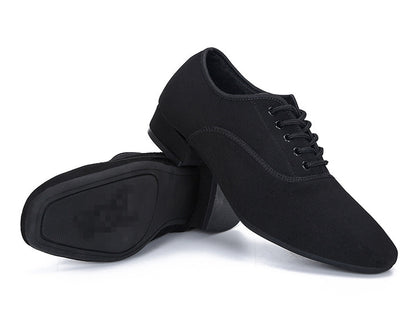 Oxford Cloth Latin Dance Shoes Men's Square Dance Shoes Adult Modern Dance Shoes Soft Bottom Social Dance Shoes Dance Shoes 2025