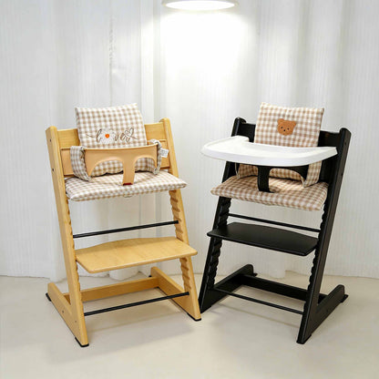 Ins Nordic Style Baby Dining Chair Children's Growth Chair Cushion Baby Dining Chair Cushion Waterproof and Urine-proof Sitting