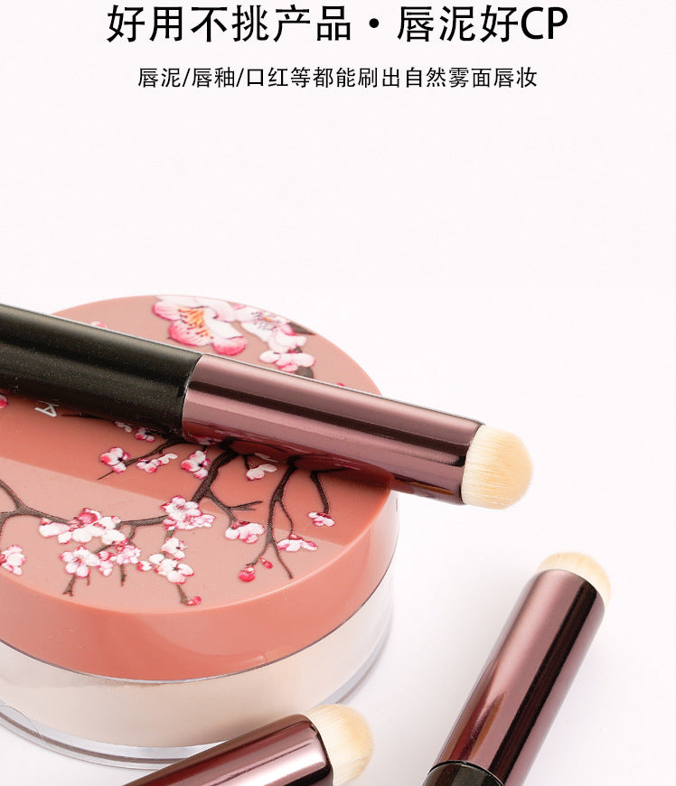Round Head lip brush lipstick brush beauty tools concealer brush blooming brush portable lip makeup brush wholesale one-piece delivery