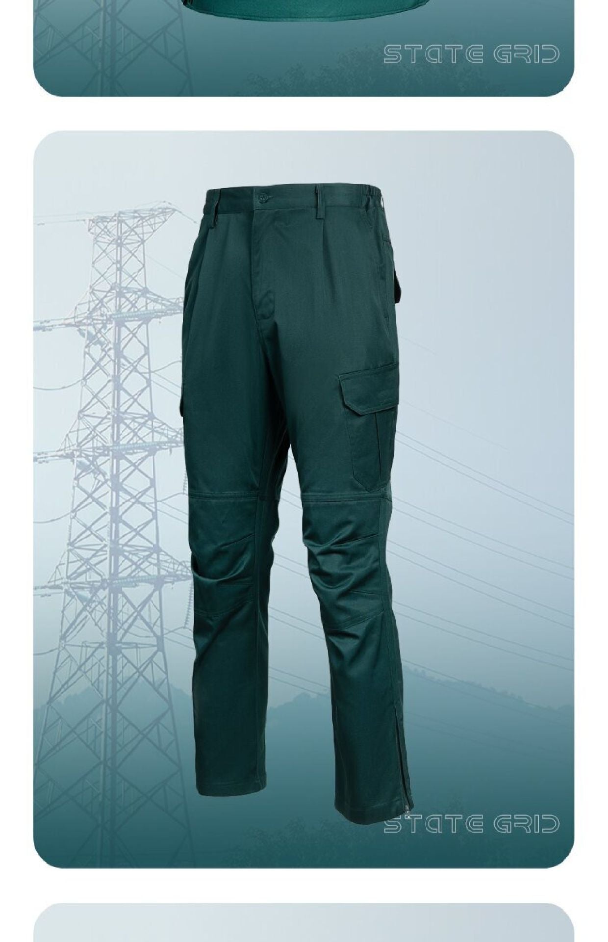 Shandong's New State Grid Work Clothes Suit Anti-Static Power Supply Electrician Men's Labor Protection Clothing Work Clothes