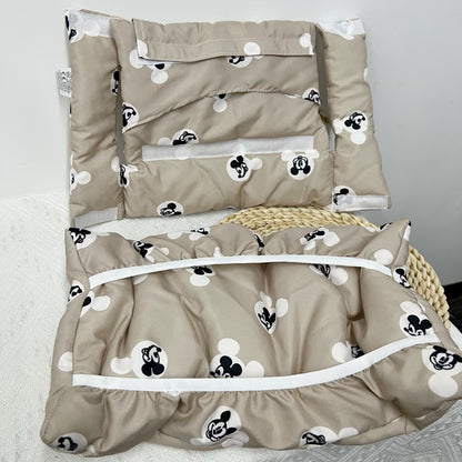 Ins Nordic Style Baby Dining Chair Children's Growth Chair Cushion Baby Dining Chair Cushion Waterproof and Urine-proof Sitting