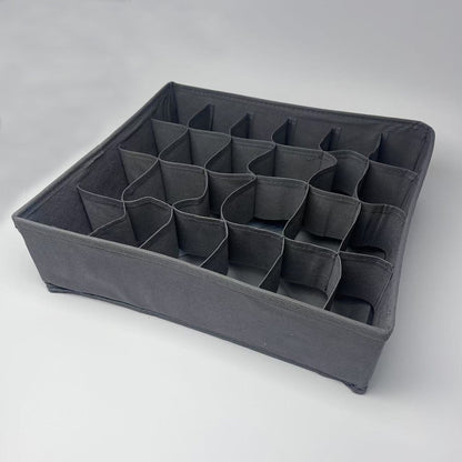 Underwear Compartmentalized Storage Box Four-Piece Set, Sock Storage Box, Fabric Home Storage, Bra Organizer, Multi-Compartment Classification Storage Box