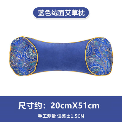 Tiktok hot heating Wormwood bone pillow Wormwood pillow Ice Silk bone cool pillow multifunctional cervical pillow factory wholesale