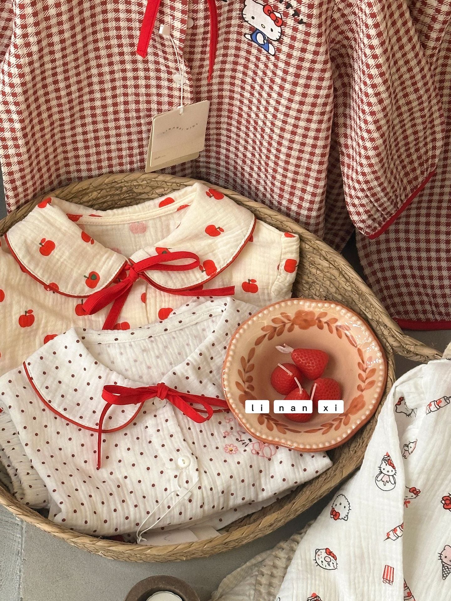 Princess Style Children's Lapel A-Class Cartoon Loungewear Set 2026 Spring New Baby Sweet and Cute Pajamas and Sleep Pants