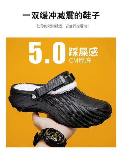 Cotton Slippers for Home, High-End Outer Wear, 2025 Winter New Cross-Border Cotton Shoes Manufacturer Wholesale Cotton Tow