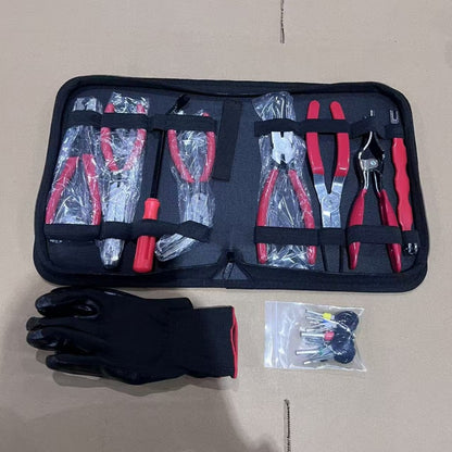 Red and black elbow 60 degree power-off pliers bolt pliers multi-purpose pliers car oil pipe separation harness pliers cross-border pliers