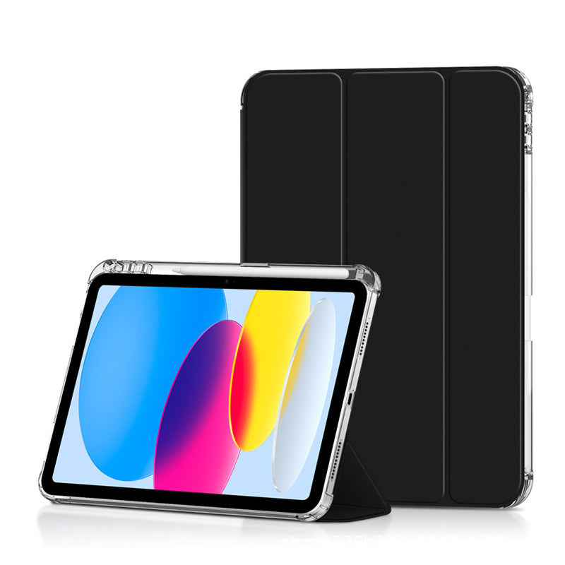 Suitable for ipad2021 protective sleeve with pen slot Apple 9 transparent frosted 10.2 inch silicone shell A2602 anti-fall